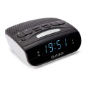 Dual Alarm Clock Radio, Black
