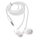 Earphones with Built-in Mic & In-Wire Remote Controller, White