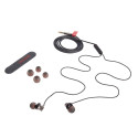 Earphones with Built-in Mic & In-Wire Remote Controller, Silver