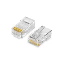 Network Plug RJ45 (8P8C) CAT5/5e UTP for Solid or Stranded Cable (100 pcs)