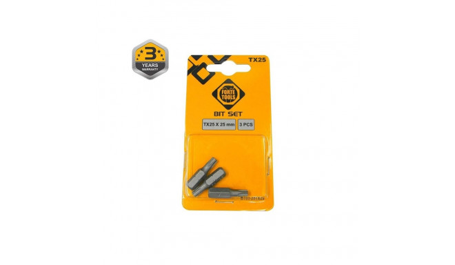 SCREWDRIVER BIT TX25X25MM 3PCS