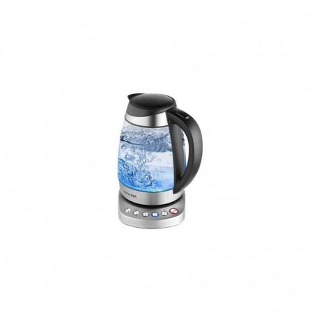 Concept RK4130 electric kettle 1.7 L 2200 W Black, Stainless steel, Transparent