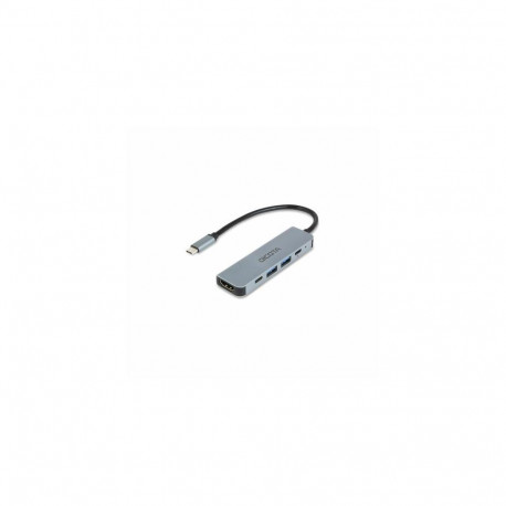 DICOTA D32060 laptop dock/port replicator USB Type-C Silver