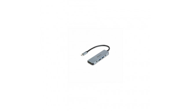 DICOTA D32060 laptop dock/port replicator USB Type-C Silver