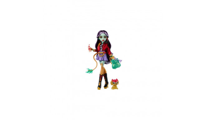 Monster High Jinafire Long Fashion Doll with Pet Dog Cloudy “Yun Yun” and 7 Accessories