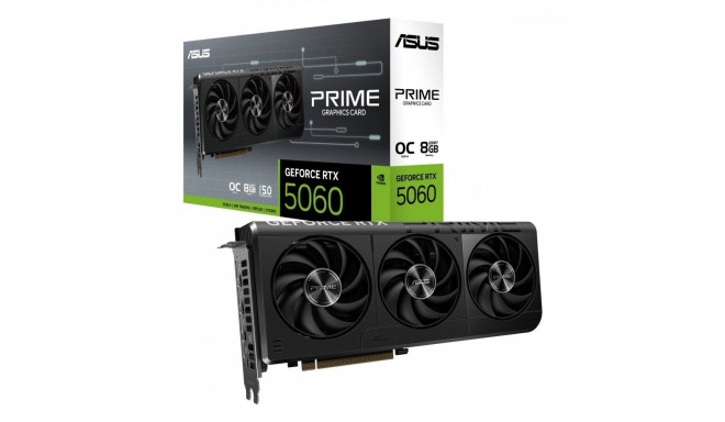Graphics card GeForce RTX 5060 PRIME OC 8GB GDRR7 128BIT HDMI/3DP