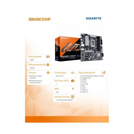 Motherboard B860M D3HP