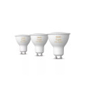 Philips Hue LED smart bulb, BT, White ambiance, GU10, 4.2 W, 3-pack
