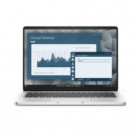 Dell Pro 14 PC14255 plaatinakarva hõbe 14" IPS FHD+ 1920 x 1200 pikslit matt AMD Ryzen AI 5 PRO 340 