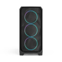 Fractal Design Meshify 3 XL must RGB TG hele toon kesk-torn toiteplokk kaasas ei ole ATX