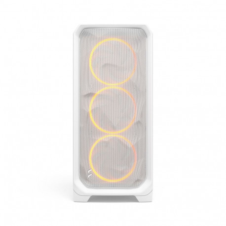 Fractal Design Meshify 3 | White RGB TG Clear Tint | Mid-Tower | Power supply included No | ATX