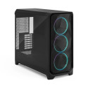 Fractal Design Meshify 3 XL must RGB TG hele toon kesk-torn toiteplokk kaasas ei ole ATX