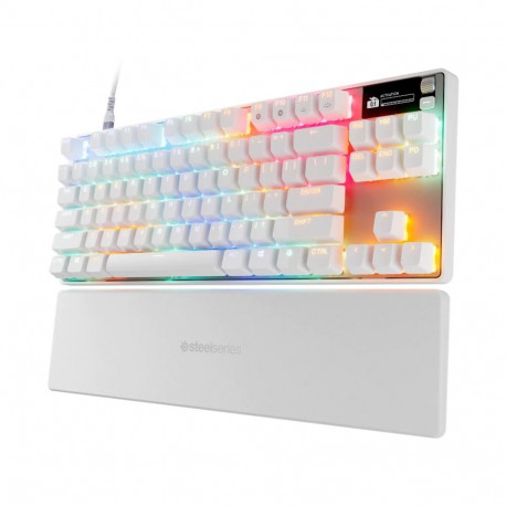 Steelseries APEX PRO TKL GEN 3 valge mänguri USB-klaviatuur US English