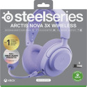 Steelseries Arctis Nova 3X juhtmevaba peavõru kõrvaklapid muusika/igapäevane bluetooth lavendlililla