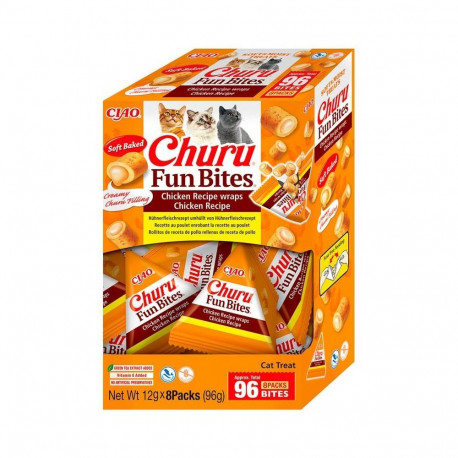 INABA Churu Fun Bites Chicken - cat treats - 8x12g