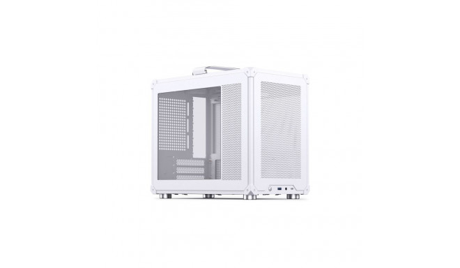 PC case Jonsbo C6 MAX, Mini, Micro-ATX, Tempered Glass - White