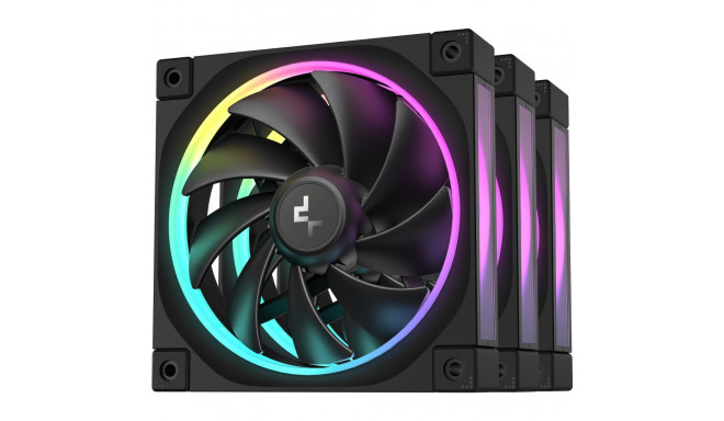 Deepcool FL12 (black, pack of 3, 120 mm)