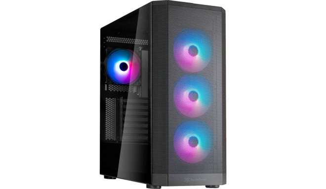 SilverStone FARA 514X, tower case (black, tempered glass)