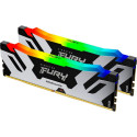Kingston DDR5 - 64GB - 6400 - CL - 32 (2x 32 GB) Dual-Kit (black, KF564C32RSAK2-64, Renegade RGB XMP