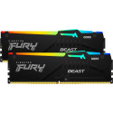 Kingston FURY DDR5 - 32GB - 6800 - CL - 34 (2x 16 GB) dual kit, RAM (black, KF568C34BBEAK2-32, FURY 