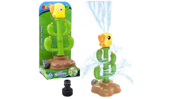 Zabawka Wodna Kaktus Z Papugą Obracający się 360° Zielony