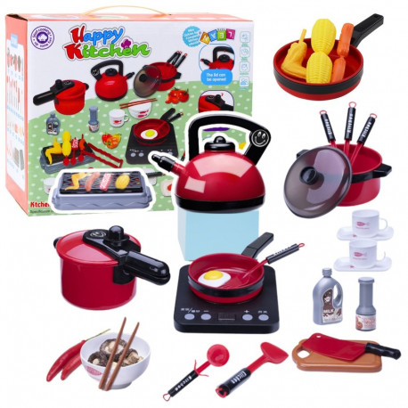 köögikomplekt potid toit patareitoitel pliit tarvikud 36 tk