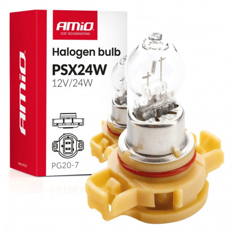 halogeenpirn psx24w pg20-7 12v 24w amio-04411
