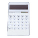 kontorikalkulaator suur ekraan 10-kohaline elegantne valge