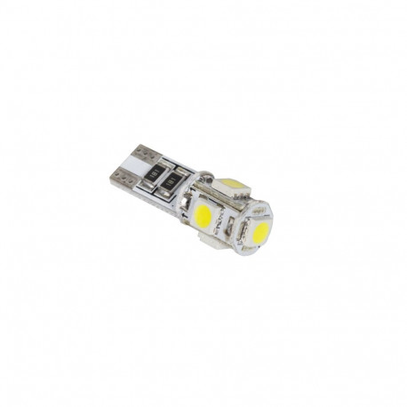 LED T10 (Canbus) autolamp 5x SMD5050, valge (2 tk.)