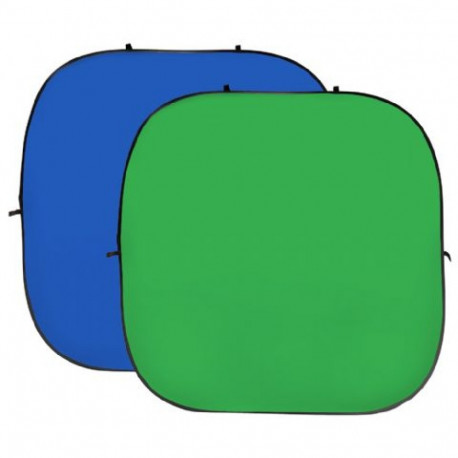 StudioKing Background Board Green/Blue 240x240 cm