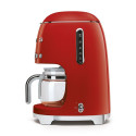 Coffee Maker - Smeg Drip Coffee Maker 10 Cups LED Display Red