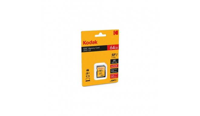 Kodak SDXC 64GB Class10 U3 UHS-I
