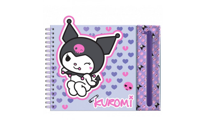 Creative set Kuromi Hello Kitty with crayons