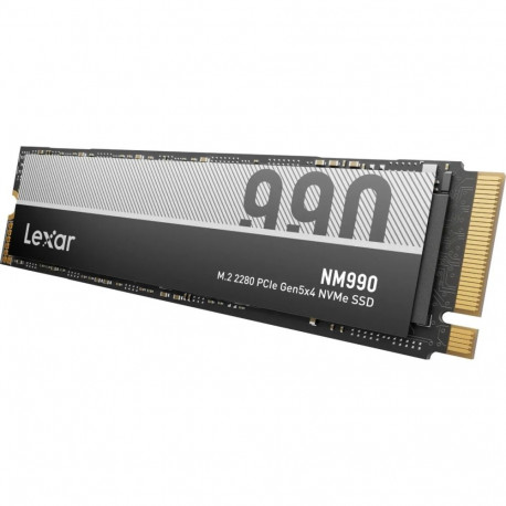 Lexar SSD NM990 2000 GB M.2 2280 SSD PCIe Gen 5x4 liides lugemiskiirus 14000 MB/s kirjutamiskiirus 1
