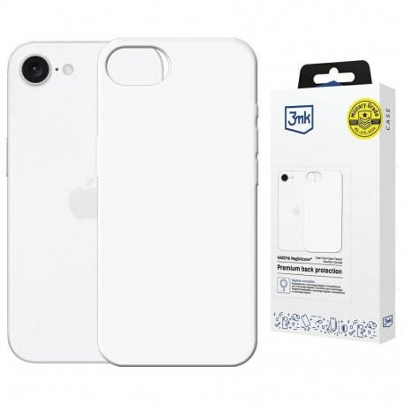3MK Hardy MagSilicone ümbris Apple iPhone 16e valge