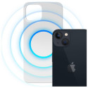 3MK Hardy MagSilicone Case for Apple iPhone 15 Silver