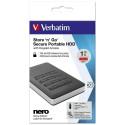 Portable external HDD Verbatim Store n Go with keyboard 1TB black 53401