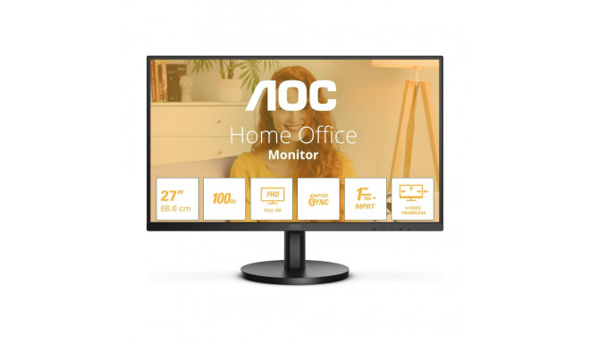 AOC 27B3HMA2 27" VA FHD 16:9 100 Hz 4 ms 1920 x 1080 pikslit 250 cd/m² 1 HDMI-port
