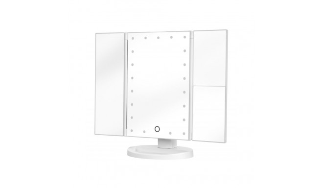 Humanas HS-ML04 Make-up Mirror with LED Lights - White