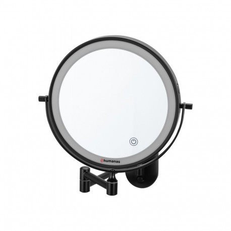 Humanas HS-BM01 Bathroom Mirror with LED Lights - Black