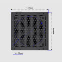Gembird CCC-PSUBRONZE-650W Power supply unit Fornax Power 650W active PFC 12cm fan 80+Bronze color b