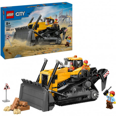 60466 City Gelber Bulldozer mit Frontlader