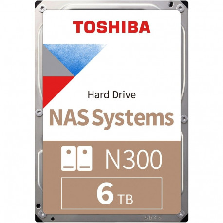 Toshiba N300 6 TB, hard drive (SATA 6 Gb/s, 3.5", bulk)
