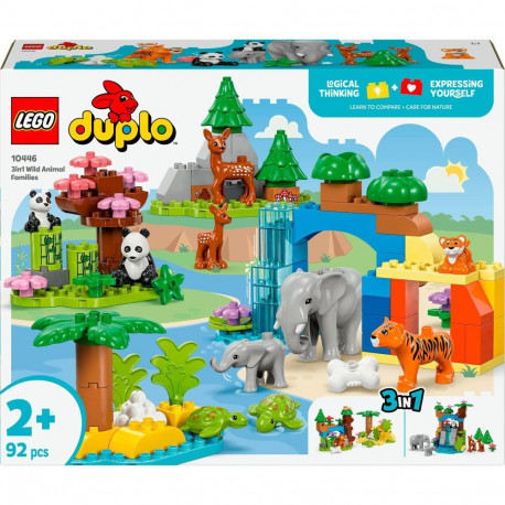 DUPLO mängukomplekt 10446 Town metsloomade pered 3-ühes