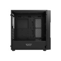 Darkflash DK431 Glass computer case (black) + 4 RGB fans