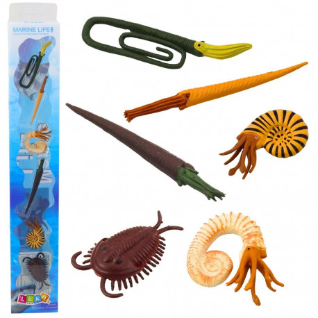 Zestaw Mini Figurki Zwierzęta Morskie Żółw Tuńczyk Ryby 6-9cm 6 szt.