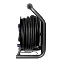 Professionaalne trummelpikendus IP44, 4 pesa 2P+Z, õlikindel kummikaabel, H07RN-F 3x2,5mm², pikkus 4