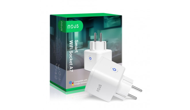 Smart Socket WIFI NOUS A7 SMART Plug 16A, with energy meter function, TUYA / Smart Life