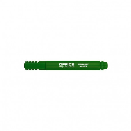 Marker Office Products, permanentne, 1-3mm ümar ots, roheline