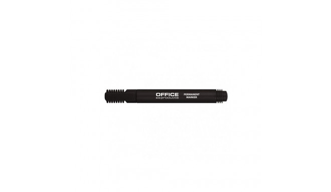 Marker Office Products, permanentne, 1-3mm ümar ots, must